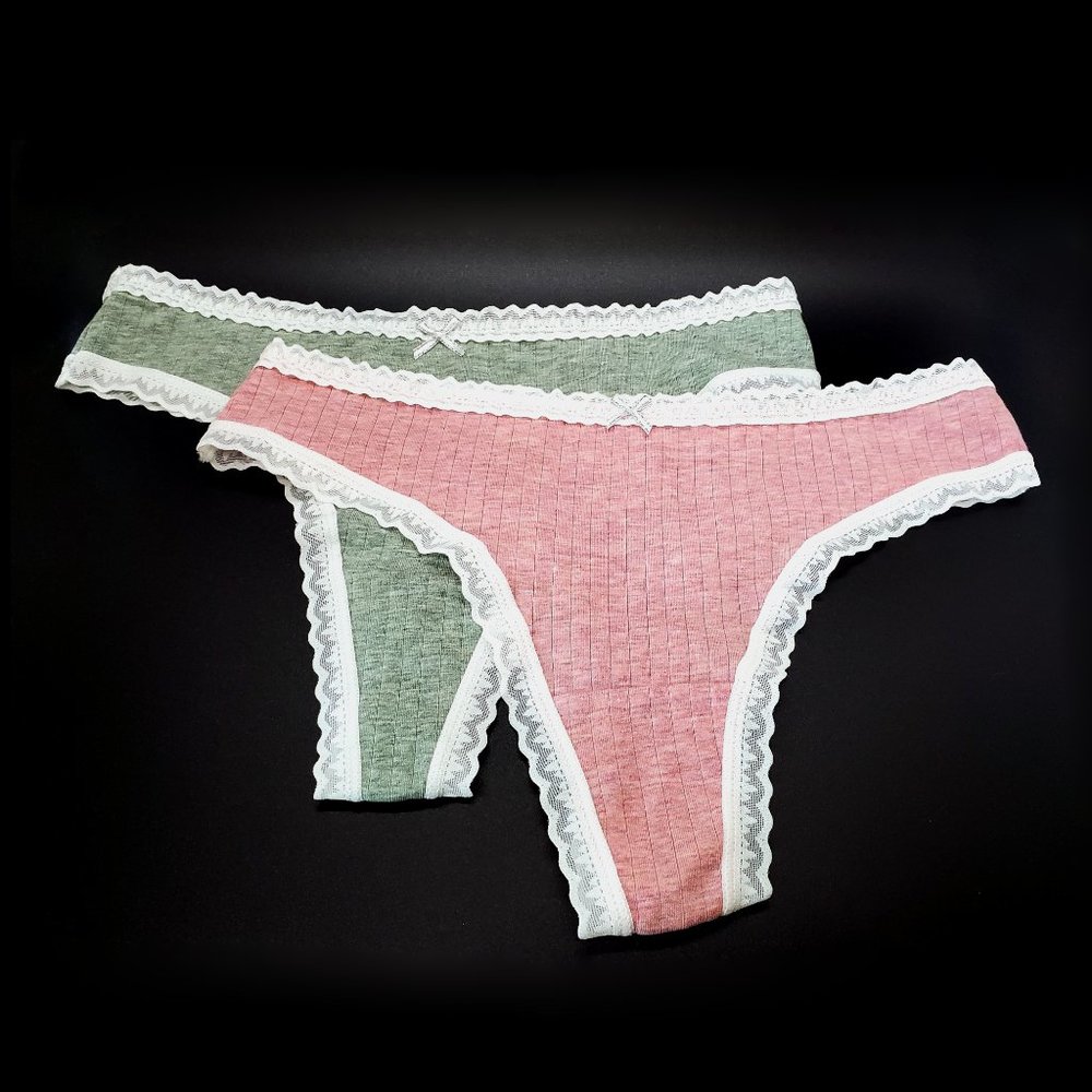 2 Pairs of Cotton Panties - Cute Soft and Comfy